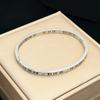 Pulsera de acero de titanio moda personalidad carácter romano pulsera que no se decolora Corea del Sur simple accesorios de pulsera para mujer para hombre europeo y americano