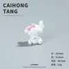 Adornos de Figuras de Dibujos Animados con Forma de Conejos y Cinnamoroll, Accesorios DIY al por Mayor, Piezas Pequeñas Colgantes Creativas para Llaveros