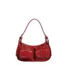 Bolso Bandolera Estilo Coreano Moda Nicho Bolso Baguette para Mujer 2025 Invierno Nuevo Estilo Alto Grado Estilo Retro Bolso de Hombro Único