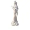 Escultura de Piedra Diosa de la Riqueza de Mármol Blanco Han Figura Estatua Estilo Europeo Vestíbulo de Villa Hotel Clubhouse Escultura de la Diosa de la Fortuna