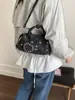 Bolso de Mano para Mujer con Textura Retro Transfronteriza 2026 Nuevo Estilo de Primavera Bolso Almohada Bolso de Hombro Cruzado Simple Versátil
