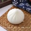 Pão de leite cozido no vapor simulação pão macio rebote lento gourmet adereços de educação infantil filme e televisão modelo de comida brinquedo descompressão panela de vapor
