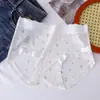 Pantalones Cortos de Hielo de Seda de Verano Cómodos y Bonitos para Niñas, Refrescantes y Transpirables, Entrepierna Antibacteriana 10A, Calzones Ligeros con Estampado de Triángulo