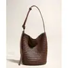 Bolsa de Mão Feminina de Nicho Modelo 2026 para Comércio Exterior e Vendas Transfronteiriças, Bolsa Saco Tecida à Mão, Bolsa de Ombro Único Transversal, Bolsa de Braço de Luxo para Mulheres