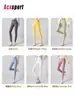 Leggings Adelgazantes de Yoga Pantalones Finos de Cintura Alta Pantalones Tiburón para Mujer para Uso al Aire Libre Pantalones Deportivos Ajustados Pantalones de Yoga Moldeadores de Glúteos