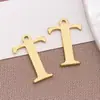 Colgantes de Acero Inoxidable con 26 Letras Mayúsculas Inglesas, Aretes, Colgantes Pequeños, Collares Hechos a Mano para DIY, Pulseras, Accesorios de Joyería