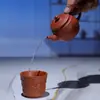 Tetera de Arcilla Zhu Ni de Chaozhou, Tetera No Hecha a Mano, una Gran Inversión, Tetera de Arcilla Zhu Ni, Juego de Té Kung Fu, Tetera Pequeña, la Tetera de la Abuela