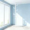 Perchero de pie que no requiere taladrar, para colgar bolsos y ropa en el dormitorio, perchero de pie para sala de estar y balcón, tendedero