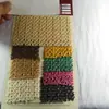 Tela Jacquard de Tira PP Lisa Nueva Malla Tejida Hueca Tejido de Tela Tejida Tela Artesanal para Zapatos y Sombreros Tejido de Tela Ola de Araña