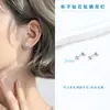 1 par de tachuelas para oreja de acero inoxidable de grado médico en caja, hebilla de rosca de nicho para mujer, tachuela para oreja de pareja, nueva tachuela para cartílago de la oreja