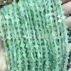 Olho de tigre verde 6MM dongling padrão vermelho pinho africano trevo de quatro folhas contas soltas grampo de cabelo diy acessórios de cabelo pulseira colar com contas atacado