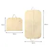 Bolsa a Prueba de Polvo para Guardar Ropa en Stock Bolsa de Mano para Empaquetar Trajes Cubierta Antipolvo Bolsa Cubre Traje Tela No Tejida Bolsa Plegable para Trajes