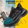 Verão grande malha sapatos de proteção do trabalho homens anti-esmagamento anti-punctura respirável desodorante sapatos de segurança leve resistente ao desgaste sapatos de trabalho atacado