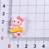 Desenho Fofo Meow Ciclismo Feito à Mão DIY Case de Celular Cola de Creme Acessórios Presilha de Cabelo Gatinho Rosa Acessórios de Resina