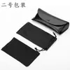 Caja de Gafas Logotipo Embalaje Cuero Set Destornillador Paño Bolsa Gafas Tarjeta de Prueba Polarizada Caja Cremallera Accesorios