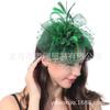 Cross-border Amazon Europeu e Americano Noiva Pena Onda Ponto Flor Vintage Cabeça Flor Corrida de Cavalos Festival Festa Banquete Acessórios para Cabelo