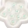 25mm Acrílico Transparente Dos Tonos Colorido Girasol Agujero Pasante Cuentas Sueltas Hecho a Mano DIY Pulsera Cadena de Teléfono Móvil Accesorios