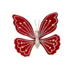 Decoraciones de mariposas artificiales más vendidas transfronterizas, adornos pintados de colores para Navidad, creando una atmósfera festiva, accesorios para colgar en el árbol de Navidad