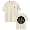 Camiseta Grupo de Observación Adelantada Camiseta Larga Viva la Infantería Camiseta de Verano para Hombre Retro Oversize Camiseta con Estampado de Esqueleto para Hombre