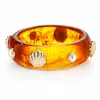 Venda Quente Transfronteiriça Nova Moda Popular Resina Adesiva Pérola Concha Pulseira Personalidade Design Sense Pulseira Pulseira Joia Atacado
