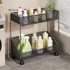 Prateleira de armazenamento para banheiro, prateleira de armazenamento integrada de vários níveis para chão para banheiro, vaso sanitário, máquina de lavar e espaços estreitos