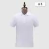 Algodão Penteado Cor Sólida Gola Estampada logo Camisa Polo Empresarial Roupas de Trabalho em Grupo Roupas de Fábrica Gola Camiseta Roupas de Trabalho Bordado