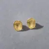 Moda Europea y Americana Vintage Concha Diseño de Nicho Versátil Pendientes de Aguja de Plata S925 Personalidad Única Temperamento Pendientes de Otoño e Invierno