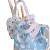 Bolsa con cordón transfronteriza Bolsillo con cordón Bolsa de algodón y lino RPET japonesa y coreana Bolsa de lona RPET Fábrica personalizada