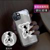 Adecuado para Funda de Teléfono Apple 13 iPhone 12 Oso Mecánico 16 Iluminación de Llamada Entrante 14 Plus Pareja 15 Modelo Nuevo 17 Trendy