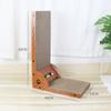 Arranhador de Gato em L Atacado Transfronteiriço Arranhador Vertical para Gatos Cama Integrada para Gatos Brinquedo para Gatos de Papelão Ondulado Grande Anti-Arranhão