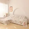 Almofada de Sofá Hongbeilai 26 Novo Modelo com Design Estampado e Tingido Resistente a Poeira e Manchas, Estilo Cartoon Fresco, Essencial para Uso Externo no Verão