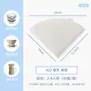 Filtro de Papel para Café Preparado a Mano V60 Forma de Cono Pulpa de Madera Embudo Cafetera Americana Papel Filtro de Goteo 1-2/2-4 Tazas
