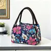 Bolsa para lonchera de tela Oxford estampada nueva moda casual para mujer portátil bolsa para almuerzo de mano bolsa de mamá caricatura linda