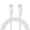 Cabo de Dados Trançado Grosso 60W Duplo C Tipo-C Cabo de Carregamento Rápido Adequado para Huawei e Apple Todas as Séries Cabos de Carregamento Tipo