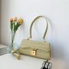 2022 Nuevo Estilo Textura Baguette Bolso Vintage para Mujer Bolso de Hombro de Moda para Debajo del Brazo Patrón de Piedra Bolso Cruzado Portátil