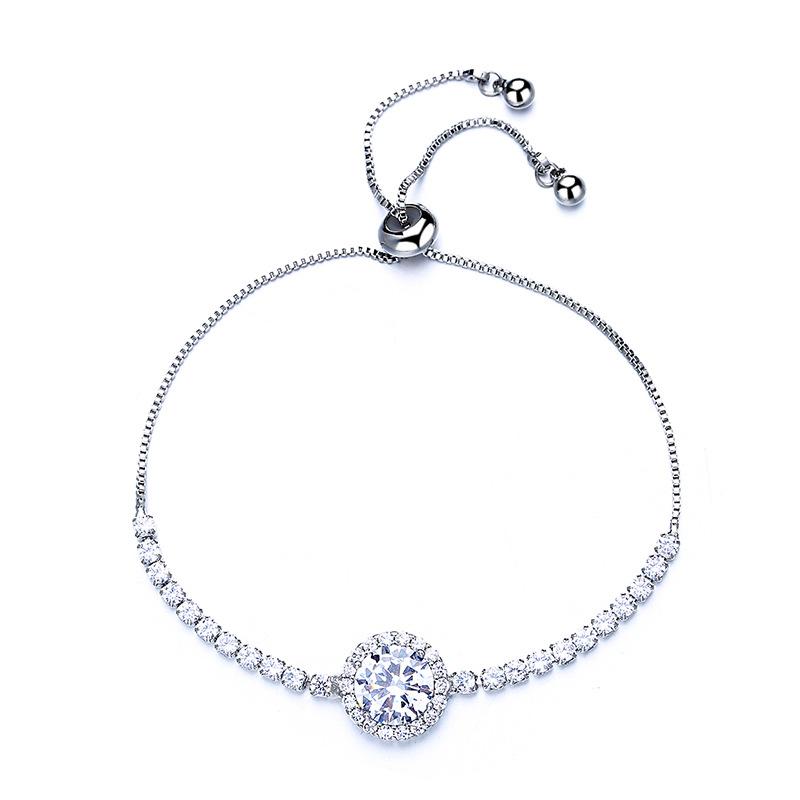 圆形保色手链女