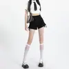 Shorts de Mezclilla Personalizados para Mujer, Nuevo Estilo Verano 2023, Cintura Alta Petite, Corte A, Adelgazantes, con Cordón, Hot Pants