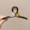 2026 Nuevo Modelo Pinza de Garra Simple Versátil Mate Accesorio Elegante para el Cabello para Peinado de Moño Pinza Tiburón Pasador de Moda Tocado