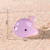 Novo produto transfronteiriço: paisagem miniatura criativa com figuras de baleia unicórnio que brilham no escuro, enfeites decorativos DIY, acessórios para pendurar e peças decorativas mini