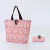Sacola de Compras Dobrável Ecológica com Impressão Personalizada, Armazenamento Portátil, Brinde Promocional, Bolsa Tote Dobrável de Tecido Oxford