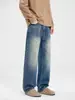 Ropa para Hombre Maple House / Nueva Colección Primavera/Otoño 2026: Clásico Americano, Versátil, Jeans Rectos de Caída Suelta, Pantalones Largos de Pierna Ancha para Hombre