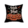 Funda de almohada de Halloween más vendida transfronteriza con estampado de calabaza y fantasma, cojín para sofá, cojín para cabecera, cojín decorativo navideño