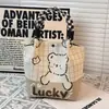 Festival do Barco-Dragão de 2026 Bolsa de Tricô Saudável com Padrão de Barco-Dragão e Panda, Bolsa de Mão para Compra em Lote Corporativo, Bolsa de Presente de Retorno para Zongzi