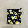 Monedero de dibujos animados, minibolso creativo y bonito para llaves, tarjetas, bolsa de tela, bolsa de lona para almacenamiento, bolsa japonesa con cremallera