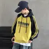 Sudadera con capucha para niño, nuevo modelo primavera y otoño 2026, sudadera deportiva de otoño para niños, camiseta básica elegante y genial para niños mayores