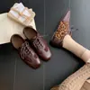 Nuevos Zapatos de Entrenamiento Alemanes de Verano 2026, Estilo Vintage, Bloques de Color, Estampado de Leopardo, con Cordones, para Mujer, Moda Europea, Versátiles, Casuales