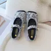 Zapatos Planos de Moda para Niñas, Zapatos de Princesa Bordados Estilo Chino, Nuevos Zapatos Mary Jane Otoño Temprano 2025, Zapatos Casuales para Niños