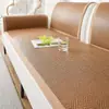 Almofada de Sofá de Rattan de Verão Tapete Refrescante Antiderrapante Estilo Verão Seda de Gelo Almofada Refrescante Capa de Sofá Toalha Almofada de Assento Personalizado