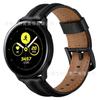 Adecuado para Samsung Galaxy Watch Active1/2 Watch correa de reloj de primera capa de cuero genuino con doble hueso de dragón