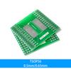 Placa Adaptadora Sop Sop8 Sop10 Sop16 Sop28 Tqfp Qfn56/64 Placa de Teste Ic Placa Pcb